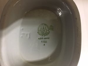 Upsala-Ekeby - Melkkan en kop- en schotel decor Blandbatt ontwerp Arthur Percy kopen? Bied vanaf 10!