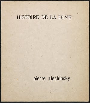 Pierre Alechinsky - en Lode Opdebeek - Litho en typografie, Zeldzame uitgave van Histoire de La Lune kopen? Bied vanaf 1!