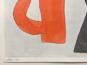 Klaas Gubbels - ets met aquarel ingekleurd ‘Soestdijk’ - 2014 kopen? Bied vanaf 275!