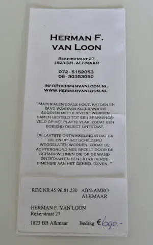 Herman van Loon - Werk van Herman van Loon kopen? Bied vanaf 165!