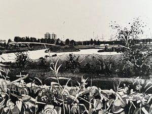 Jan Prins - Twee etsen uit 1992 kopen? Bied vanaf 40!