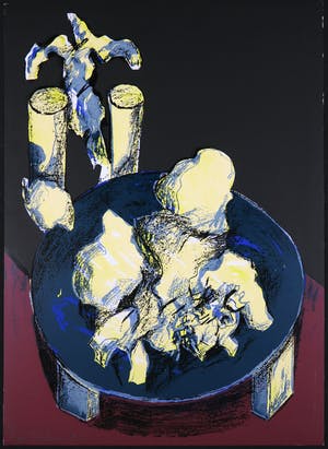 Jan Sierhuis - Zeefdruk, Op tafel kopen? Bied vanaf 1!