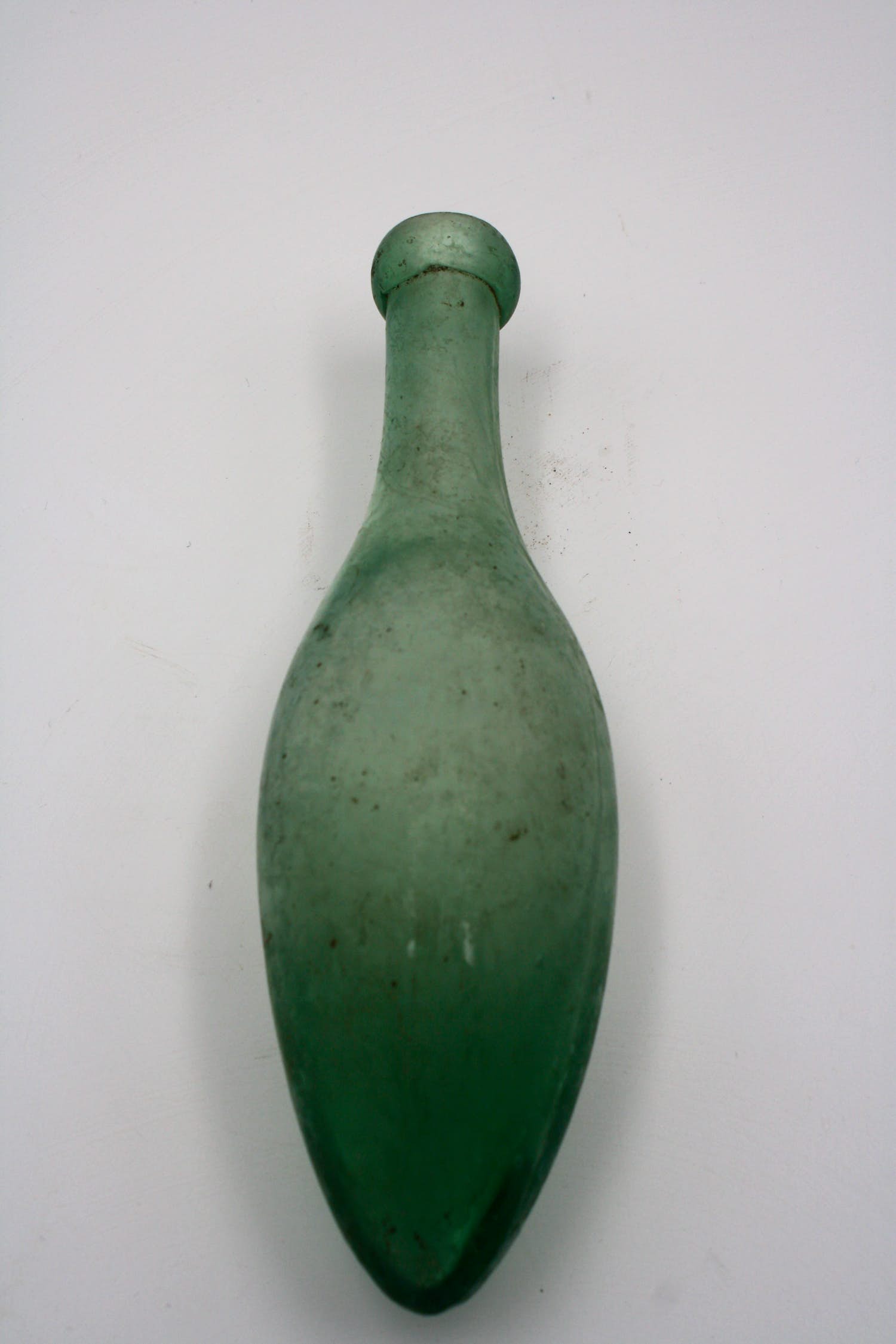 Niet of onleesbaar gesigneerd - Antieke Zee Groene torpedofles met blobtop kopen? Bied vanaf 1!