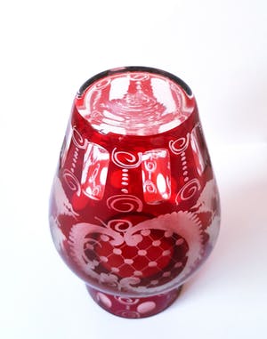 Friedrich Egermann - Ruby Red Vase kopen? Bied vanaf 20!