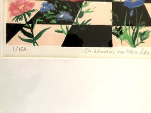 Margret Statham - De bloemen van kleine Ida - Zeefdruk, Ingelijst kopen? Bied vanaf 40!