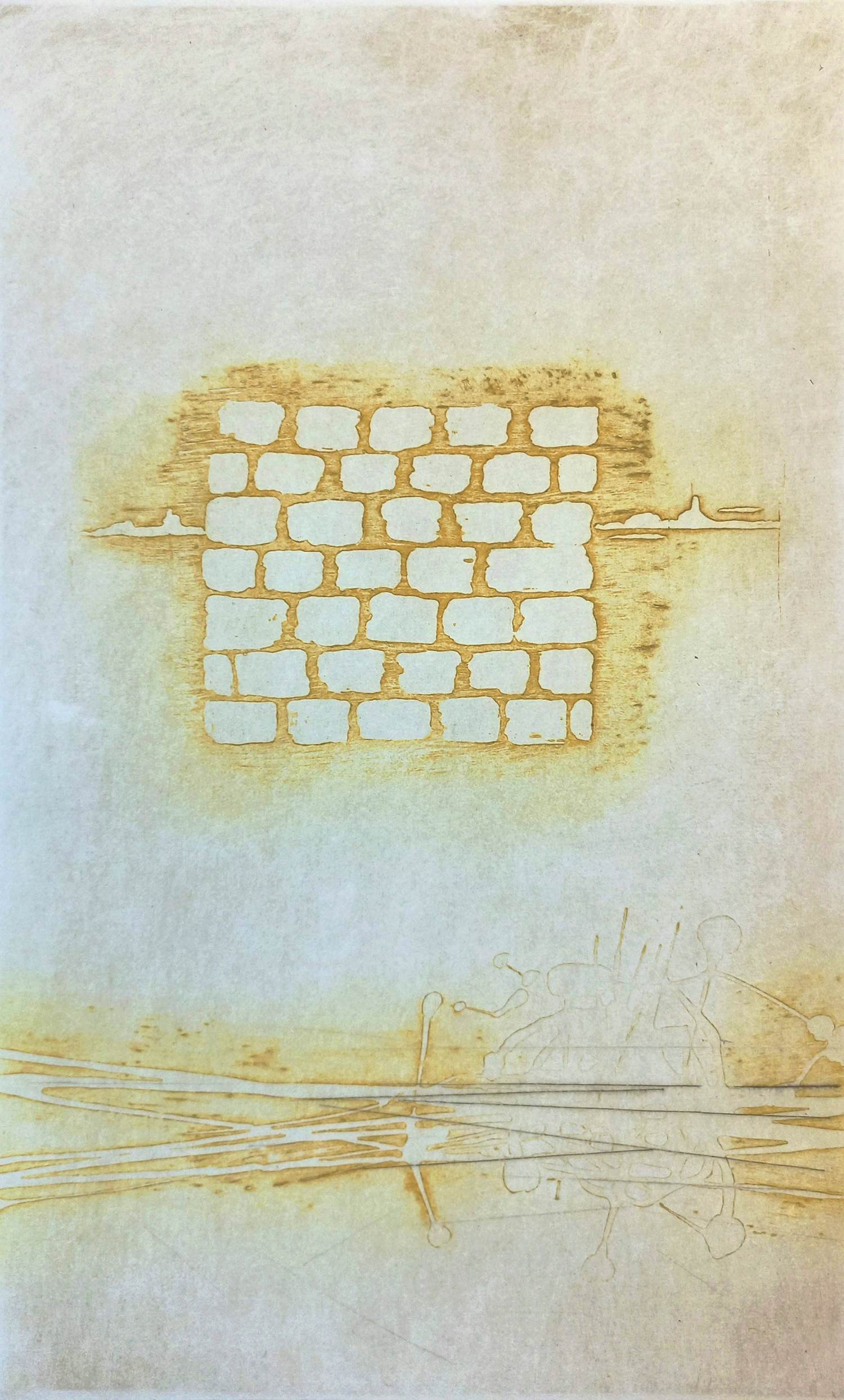 Jan Montyn - Reconstruction, aquatint ets kopen? Bied vanaf 60!