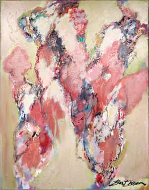 Bert Braam - Acryl op doek, Figuurlijk (Groot) verkocht voor € 1!