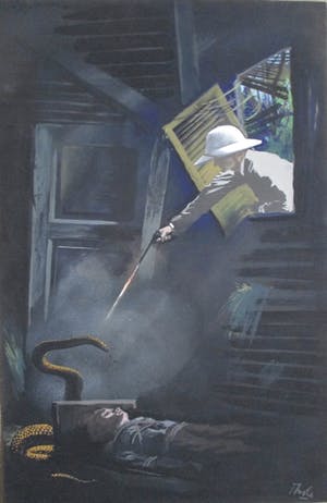 Karel Thole - Gouache kopen? Bied vanaf 225!