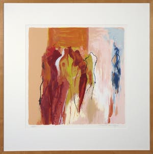 Monica van Rijn - Zeefdruk, Standing out there - Ingelijst kopen? Bied vanaf 35!