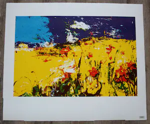 Kees van Bohemen - proefdruk: landschap kopen? Bied vanaf 60!