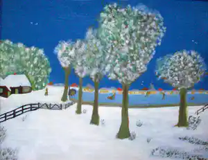 Arie van Leijen - Sneeuw- en IJspret verkocht voor € 200!