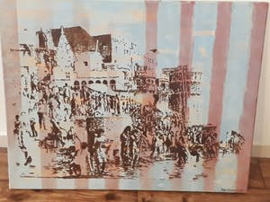 Ton Leenarts - Bathing Ghats Varanasi India kopen? Bied vanaf 1000!