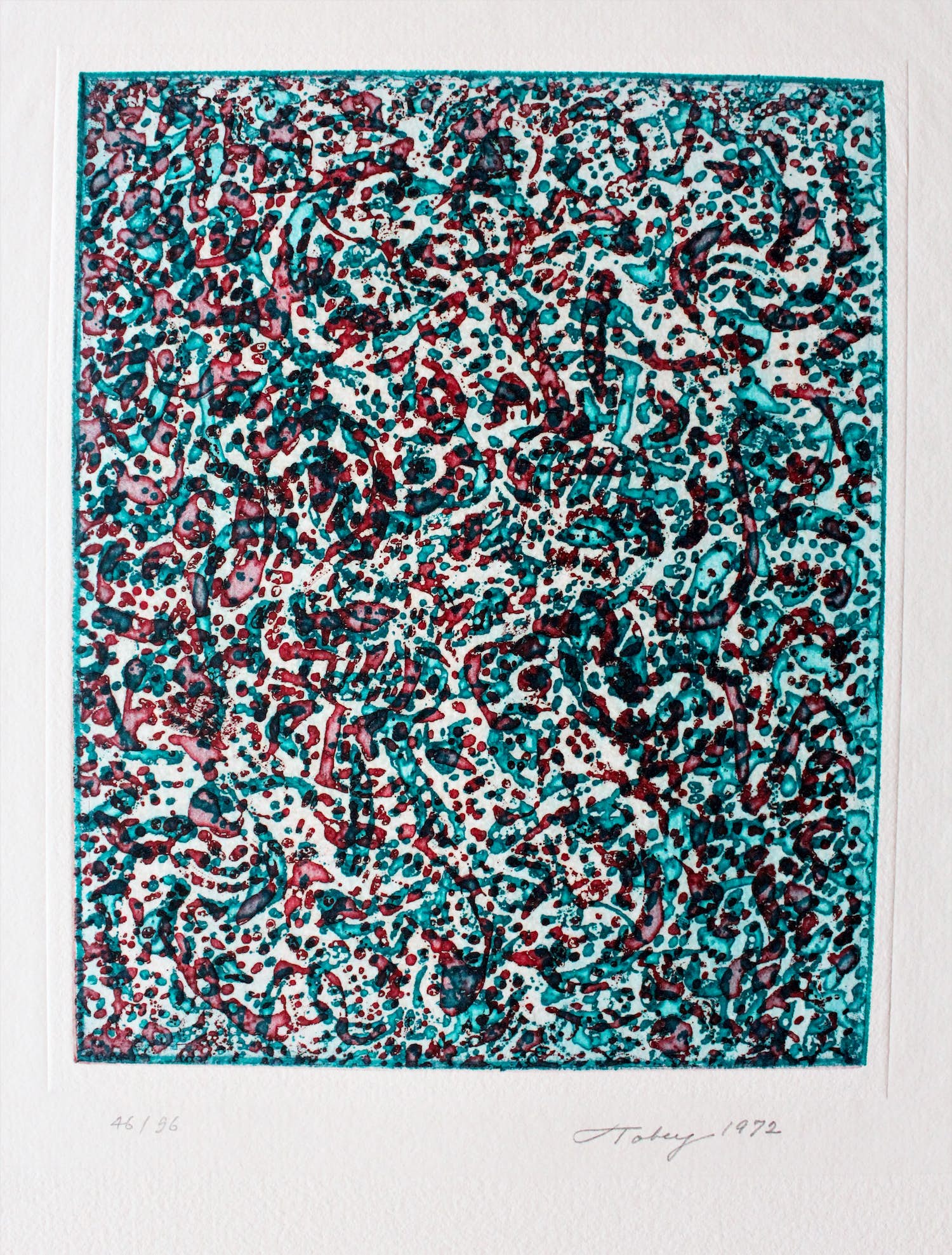 Mark Tobey - "Summer Joy" 1972 verkocht voor € 399!