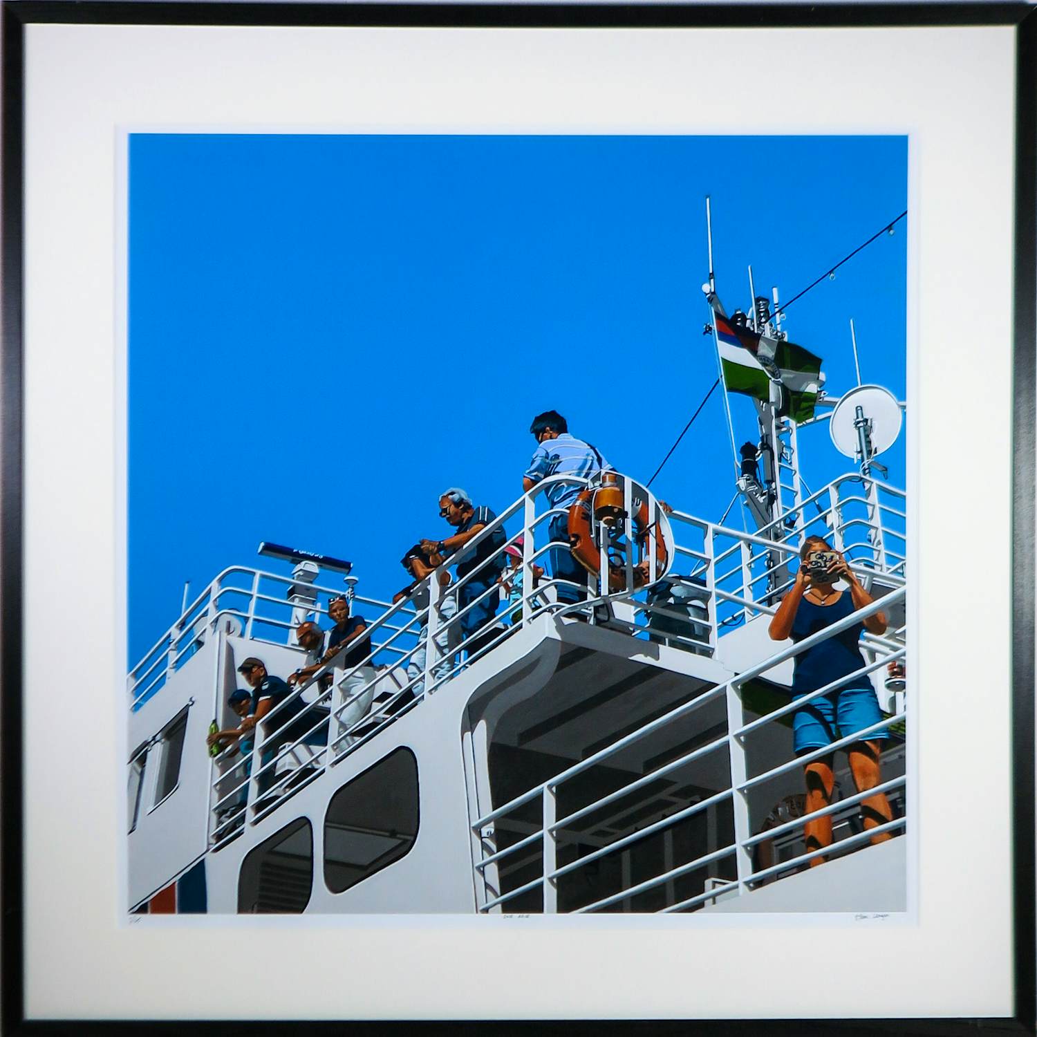 Marc Langer - Giclée op papier, Gute reise- Ingelijst kopen? Bied vanaf 60!