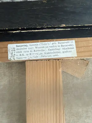 Toni Burgering - Strand gezicht kopen? Bied vanaf 250!