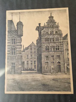 Paul Bodifee - Tekening potlood Deventer kopen? Bied vanaf 1!