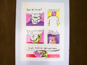 Herman Brood - stiptekening verkocht voor € 125!