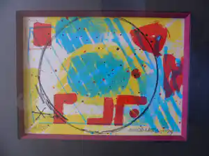 Sam Middleton - Litho, Titel, : Jazz I - Ingelijst. verkauft für € 70!