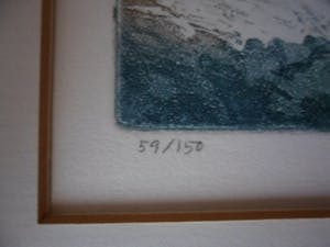 William Palluth - Aquatint. Titel,"Winter impressions 1". kopen? Bied vanaf 10!
