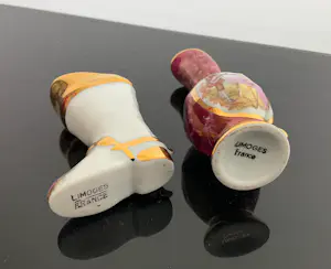 Royal Limoges - Miniatuur sierbordjes, laars en kan kopen? Bied vanaf 29!