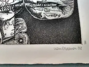 Hans van Draanen - Mooie ets eigen druk kopen? Bied vanaf 50!