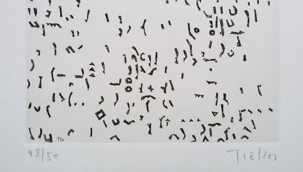 Heinz Trokes - Kryptische Komposition, ets kopen? Bied vanaf 95!