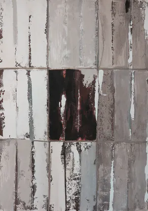 Harmen van der Tuin - Gemengde techniek op paneel, Tweeluik (Zeer groot) kopen? Bied vanaf 1!