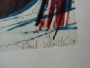 Paul Whistler - Litho - Abstract kopen? Bied vanaf 40!
