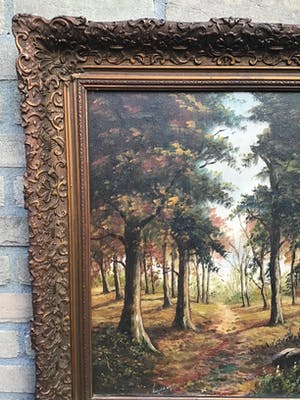 Niet of onleesbaar gesigneerd - Paadjes door het bos kopen? Bied vanaf 1!