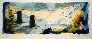 Richard Smeets - Hollands landschap I met lijst! verkocht voor € 110!