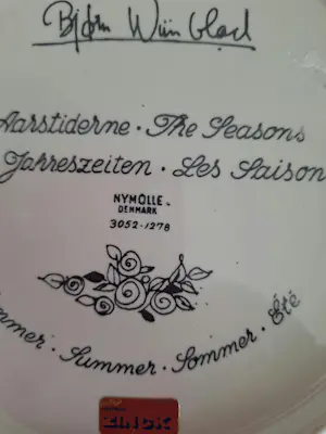 Bjorn Wiinblad - Nymølle , Wandbord (2) - Porselein - Lente en zomer kopen? Bied vanaf 59!