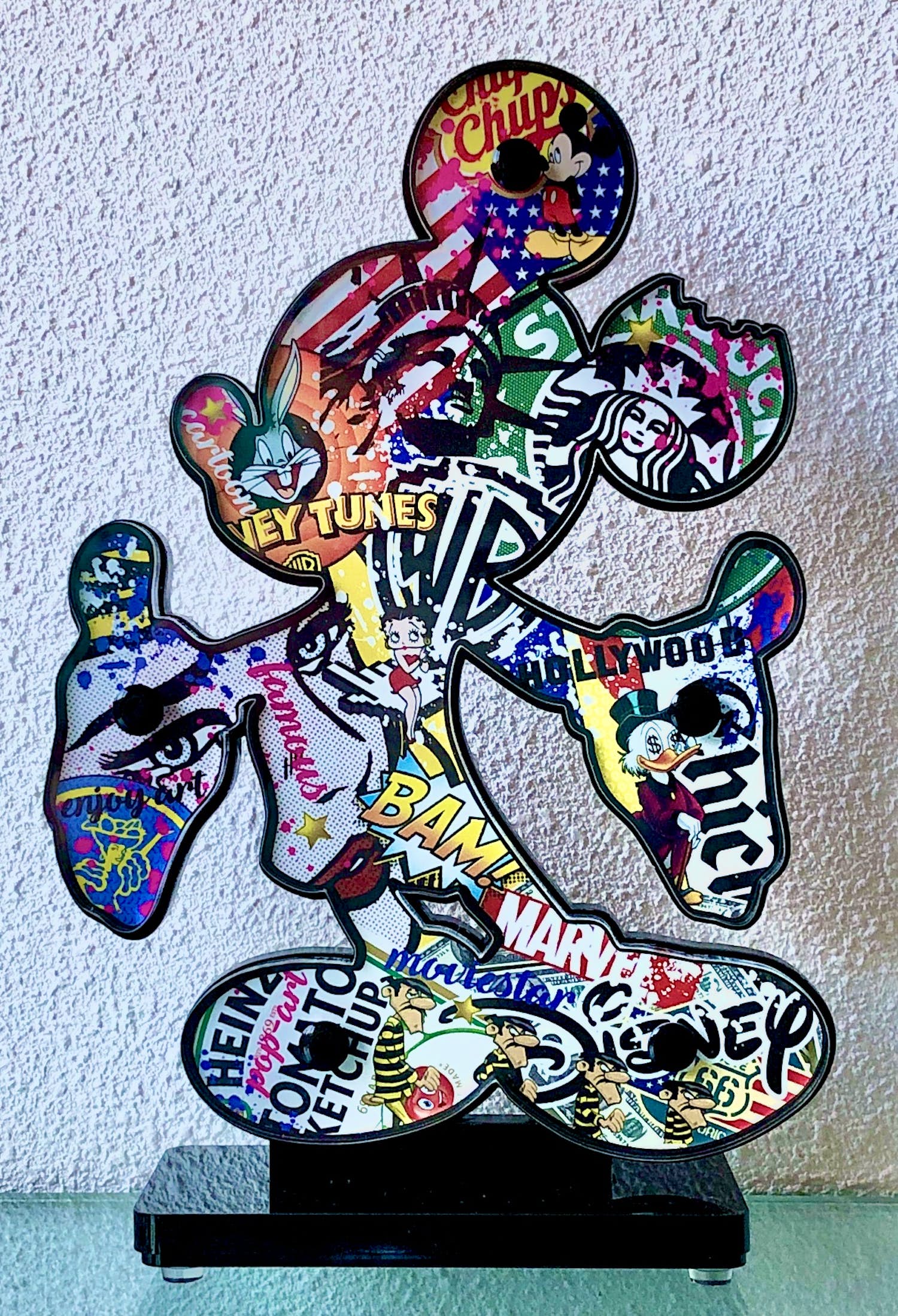 Ad van Hassel - Pop Art Mickey verkocht voor € 169!