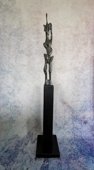 Ety Bagchus - Etienne groot Brons abstract sculptuur Apeldoorn - Lommel kopen? Bied vanaf 800!