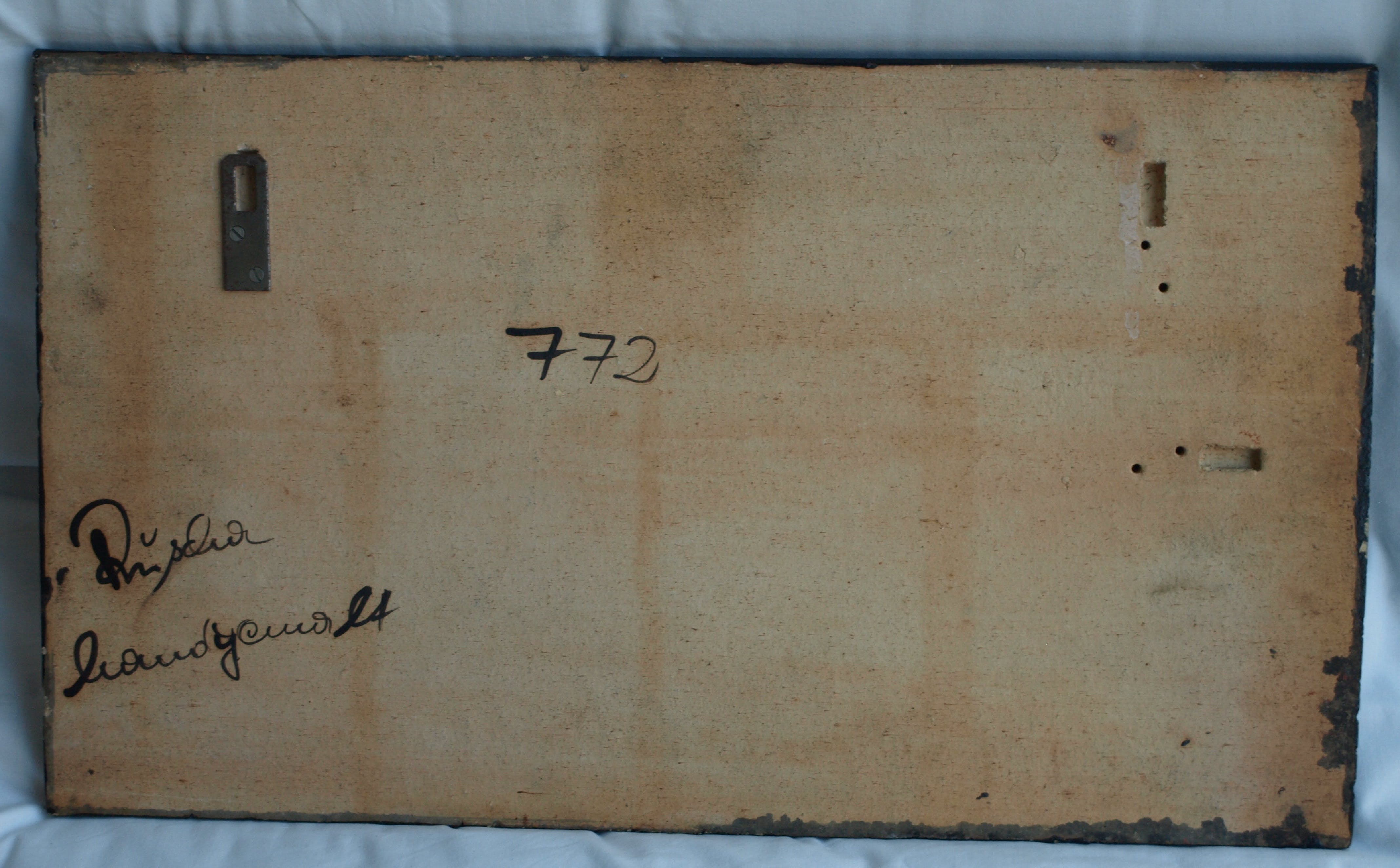 Ruscha - Keramiek, wandtegel – Paarden - gesigneerd 34,5 x 58,5 cm - ca 1970 kopen? Bied vanaf 1!
