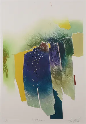 Francis Mean - Ets en aquatint, Le 7ème Jour - Ingelijst kopen? Bied vanaf 40!