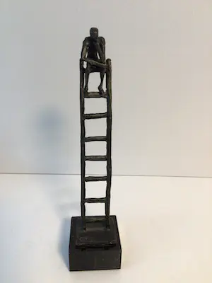 Corry Ammerlaan - Sculptuur “ De denkende mens “ originele versie kopen? Bied vanaf 35!