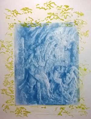 Jaap Hillenius - gesigneerde litho – optimistische reeks 1 verkocht voor € 65!