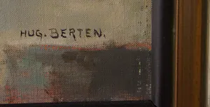 Hugo Berten - Stilleven fleurige bloemen in vaas kopen? Bied vanaf 350!