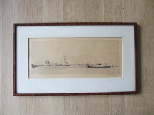 Walter Vaes - Veere gezien vanaf het veerse gat kopen? Bied vanaf 105!