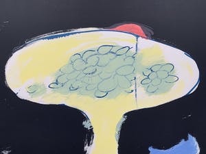 Eugene Brands - kleurenzeefdruk - 'The Grapes' - 1988 kopen? Bied vanaf 1!