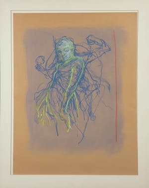 Henny van der Vegt - Pasteltekening, Demon kopen? Bied vanaf 1!
