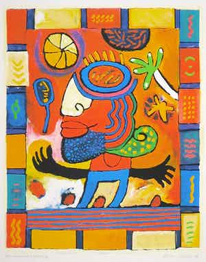 Clemens Briels - Zeefdruk, The convertible feeling verkocht voor € 80!