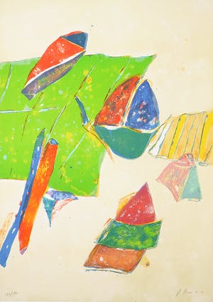 Daniel Humair - Litho, Zonder titel kopen? Bied vanaf 1!
