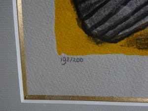 Corneille - Recontre- blauwe vogel in gesprek met grijze vogel- zeefdruk- kleurenlitho kopen? Bied vanaf 150!