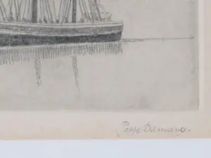 Poppe Damave - Cutty Sark Londen - Ets kopen? Bied vanaf 40!