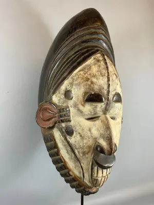 Igbo - 220921 - African IGBO Mask - Nigeria. kopen? Bied vanaf 65!