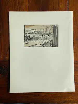 Dick Ket - Acht tekeningen van Dick Ket kopen? Bied vanaf 75!