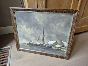 Janus de Winter - Olie op board - gesigneerd r.o. kopen? Bied vanaf 175!