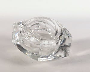 Royal Leerdam - Glas, Lot van 4 blankglazen vaasjes. kopen? Bied vanaf 1!