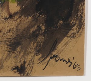 Eugene Brands - Gouache, Portret - Ingelijst kopen? Bied vanaf 1!